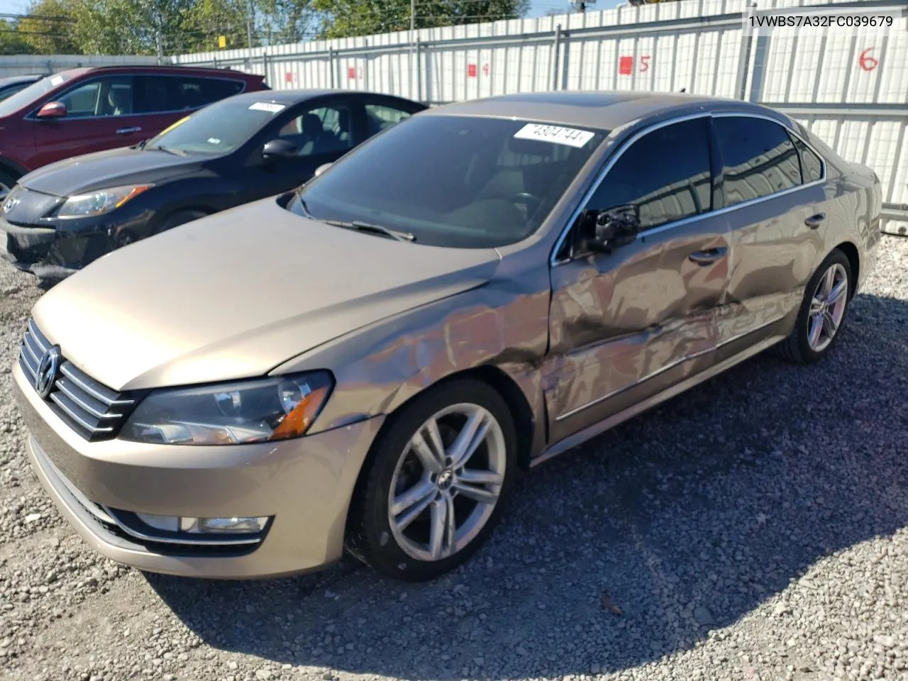 2015 Volkswagen Passat Se VIN: 1VWBS7A32FC039679 Lot: 74804744