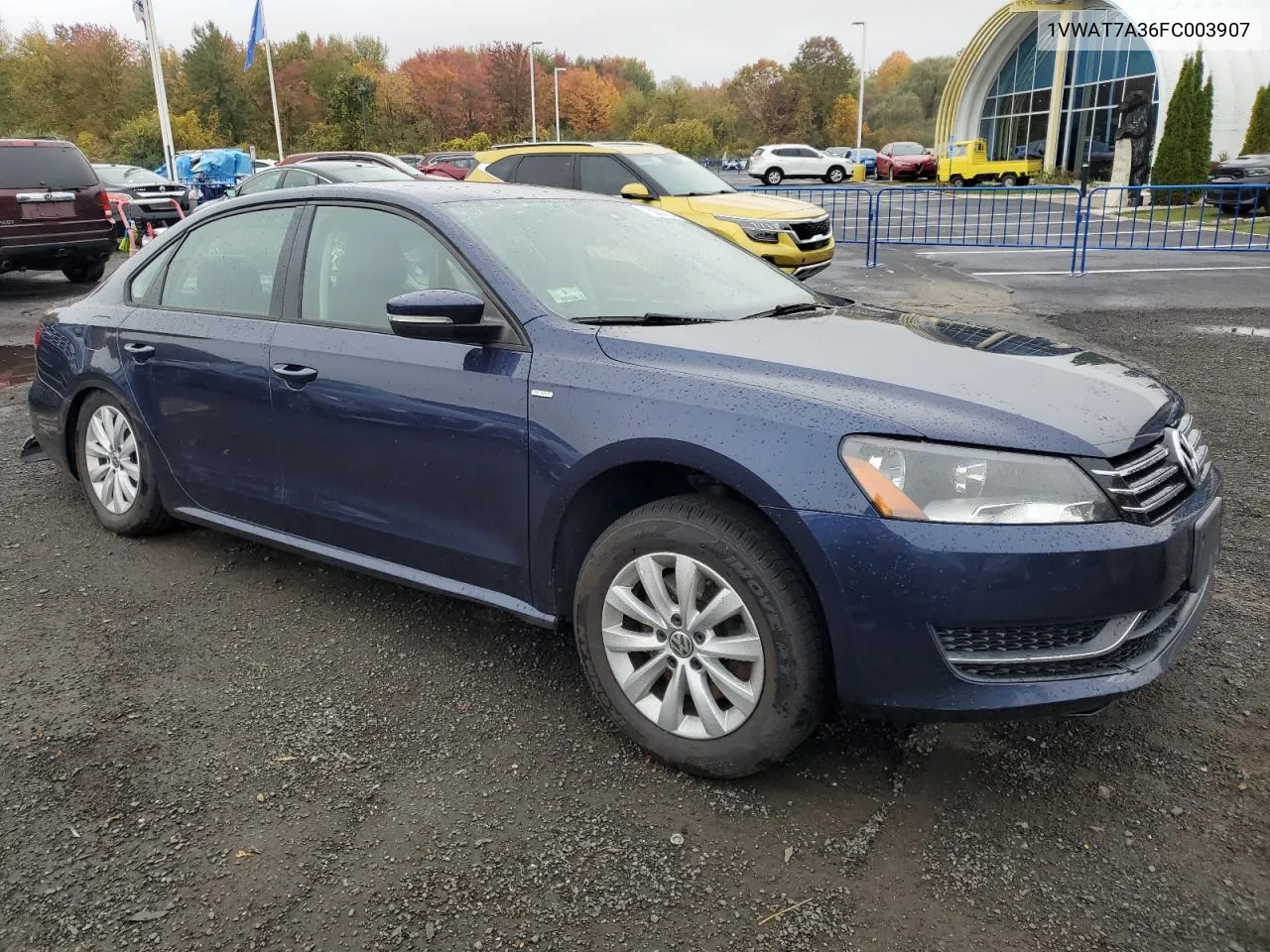 2015 Volkswagen Passat S VIN: 1VWAT7A36FC003907 Lot: 75653704