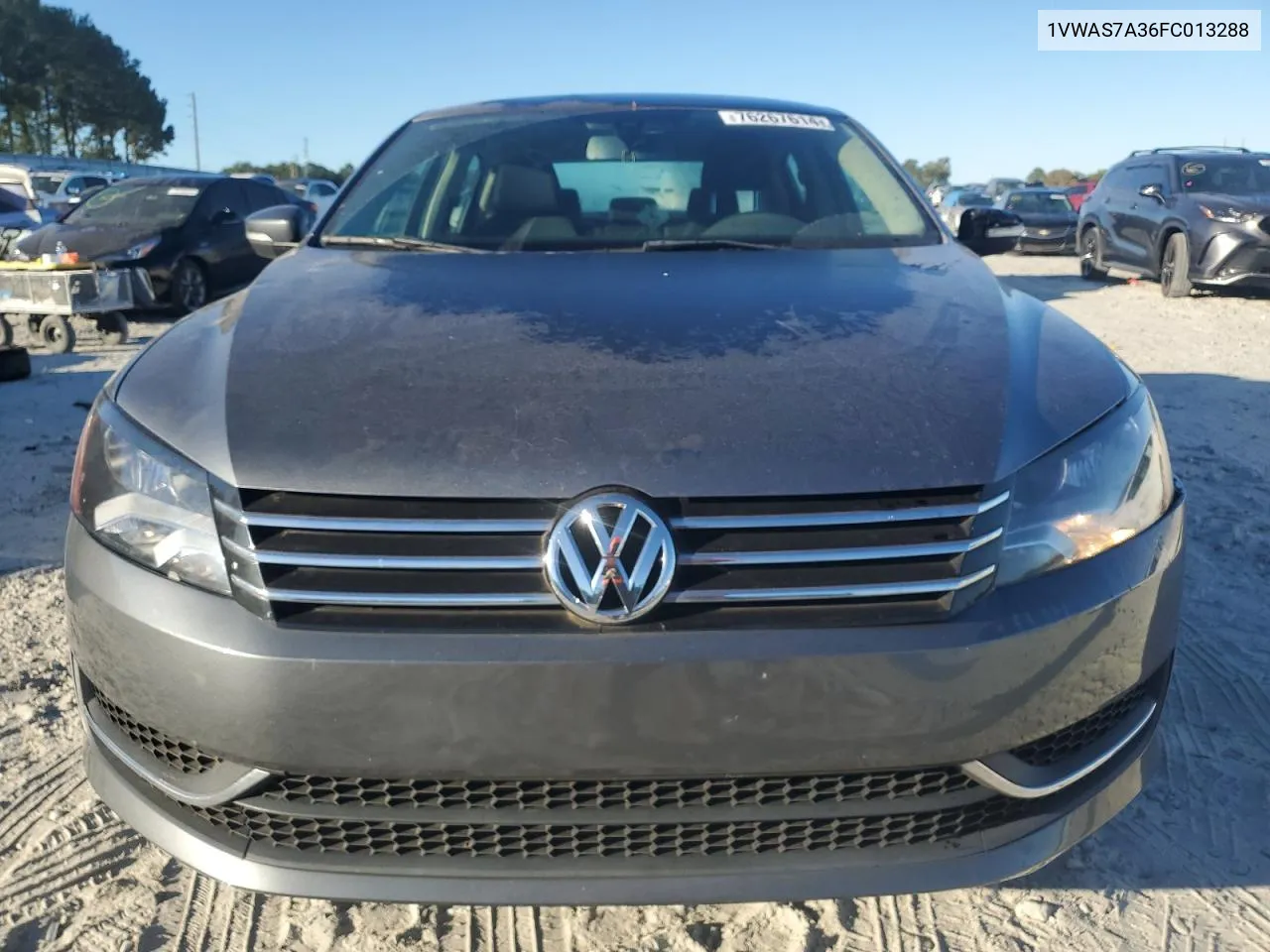 2015 Volkswagen Passat S VIN: 1VWAS7A36FC013288 Lot: 76267614