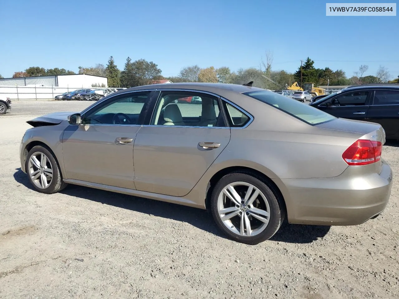 2015 Volkswagen Passat Se VIN: 1VWBV7A39FC058544 Lot: 76694784