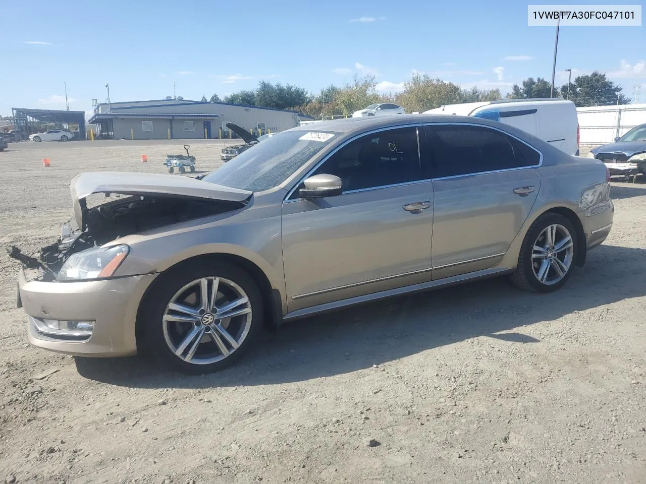 2015 Volkswagen Passat Se VIN: 1VWBT7A30FC047101 Lot: 76726424