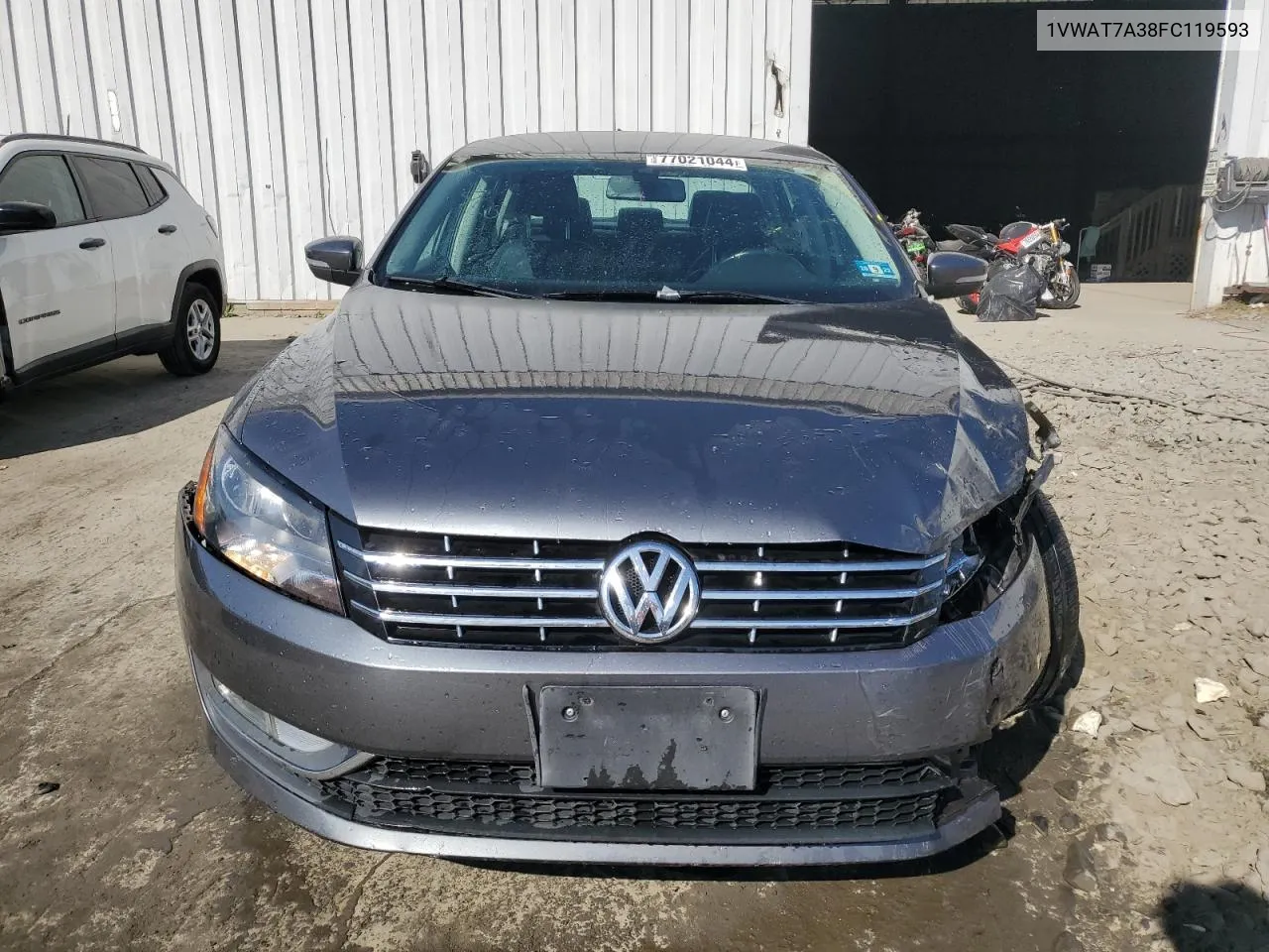 2015 Volkswagen Passat S VIN: 1VWAT7A38FC119593 Lot: 77021044