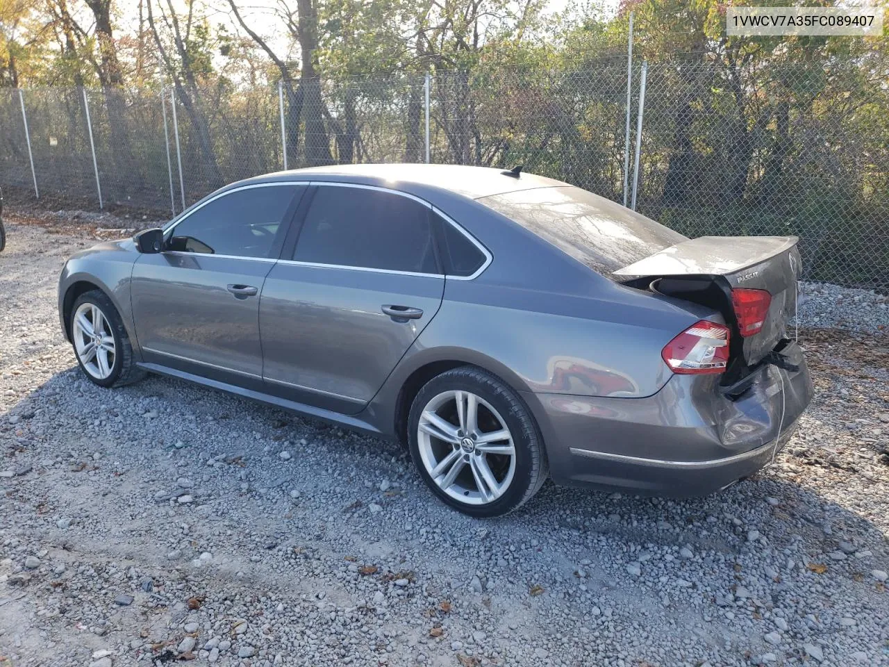 2015 Volkswagen Passat Sel VIN: 1VWCV7A35FC089407 Lot: 77212404