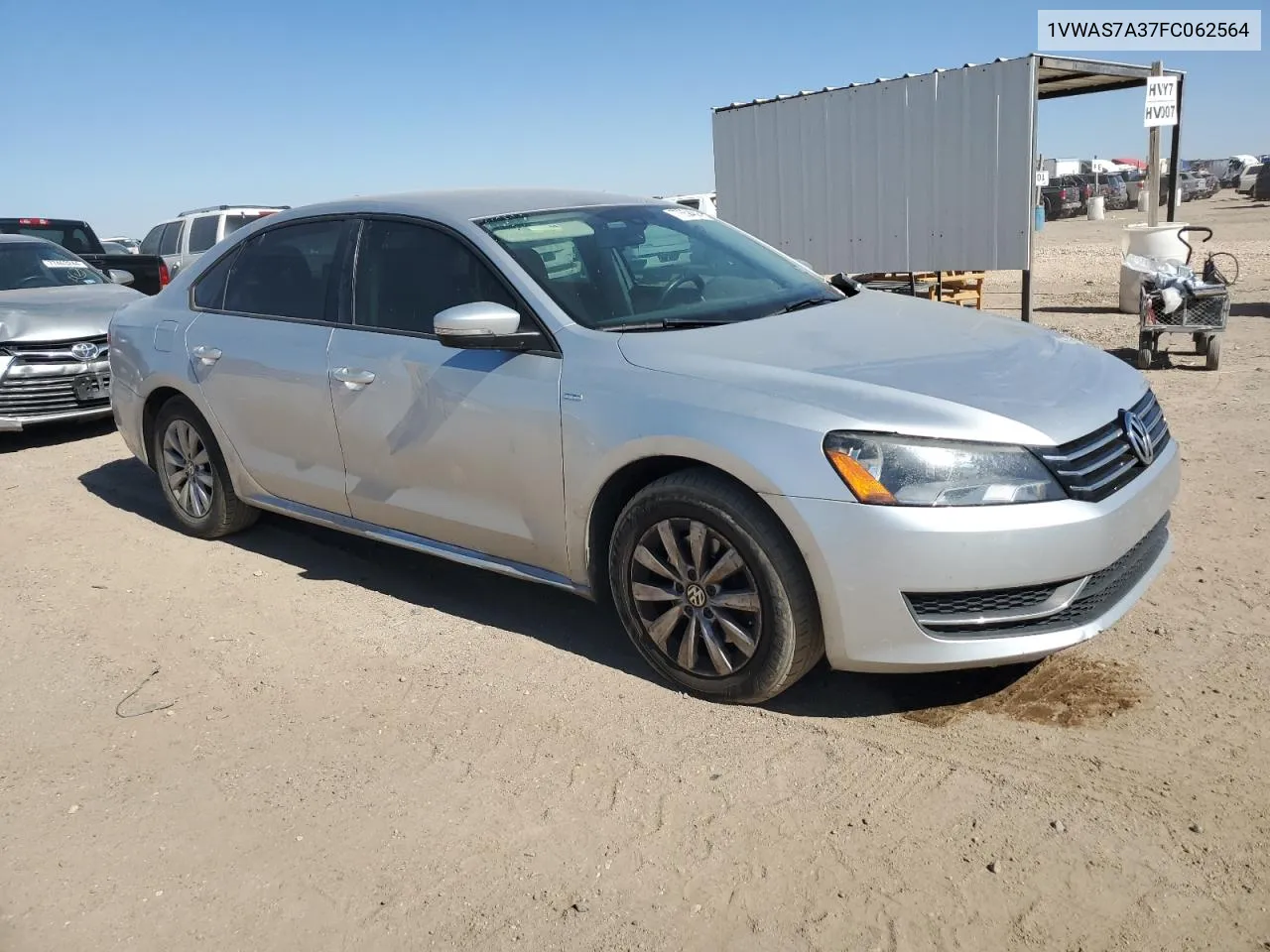 2015 Volkswagen Passat S VIN: 1VWAS7A37FC062564 Lot: 77658484