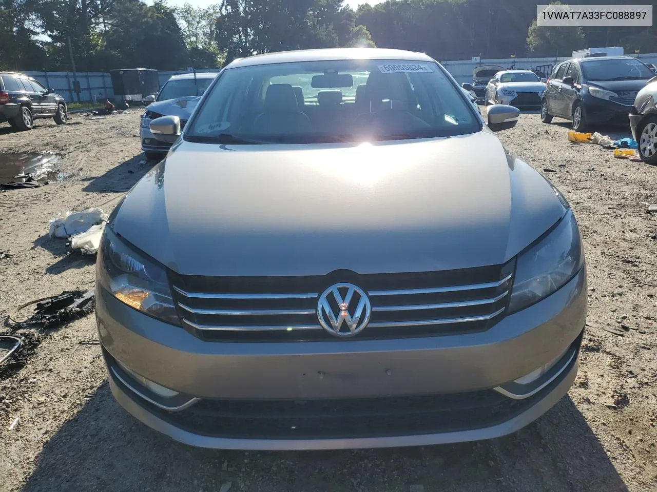 2015 Volkswagen Passat S VIN: 1VWAT7A33FC088897 Lot: 78516304