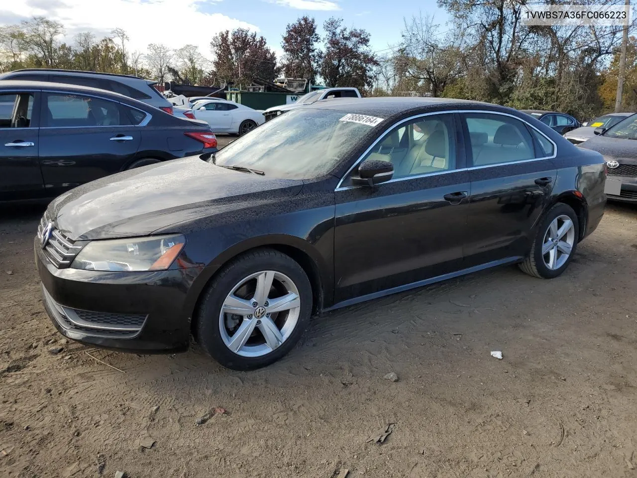 2015 Volkswagen Passat Se VIN: 1VWBS7A36FC066223 Lot: 78886164