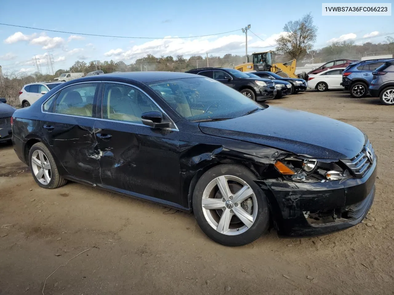 2015 Volkswagen Passat Se VIN: 1VWBS7A36FC066223 Lot: 78886164