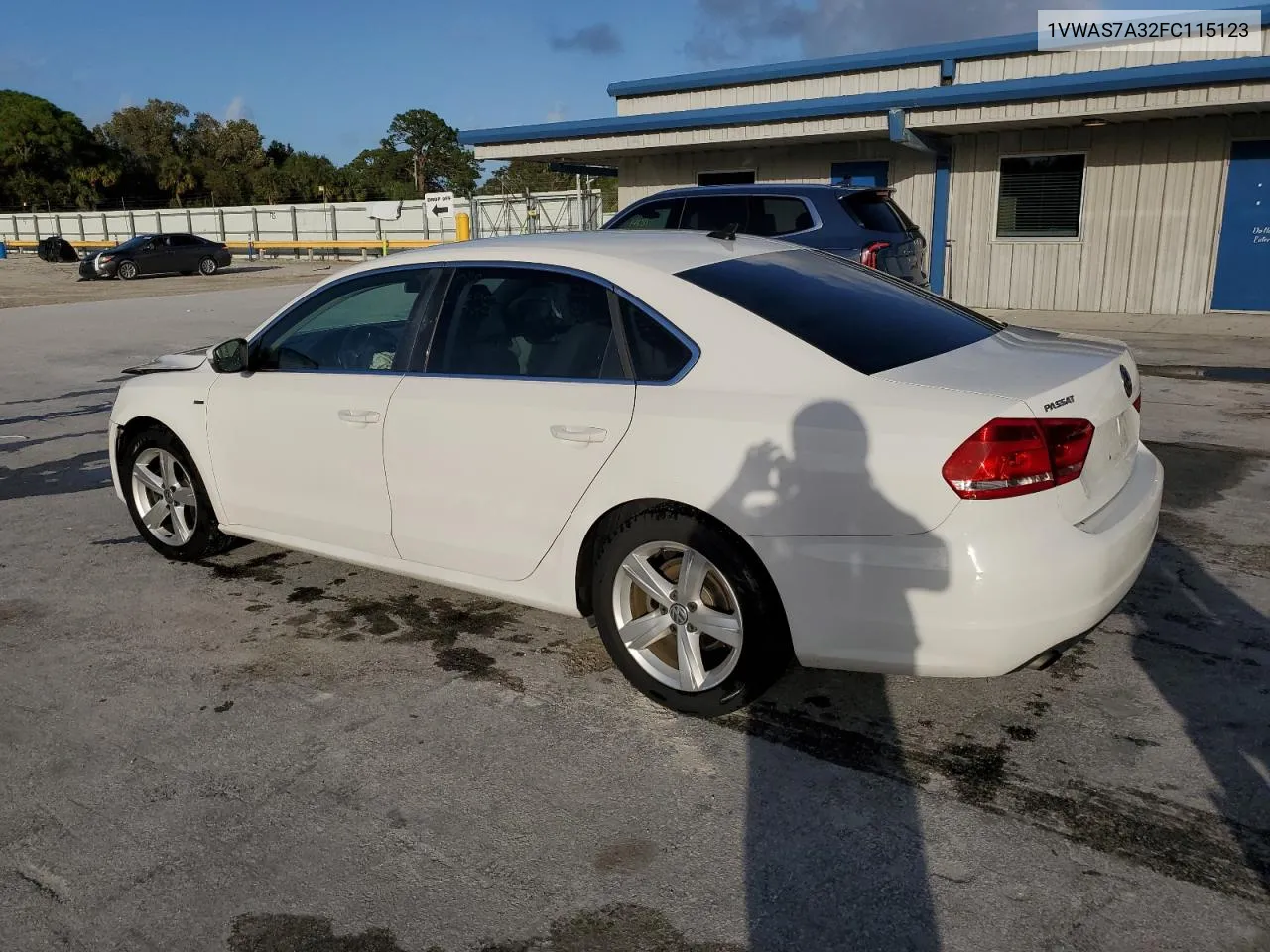 2015 Volkswagen Passat S VIN: 1VWAS7A32FC115123 Lot: 78917744