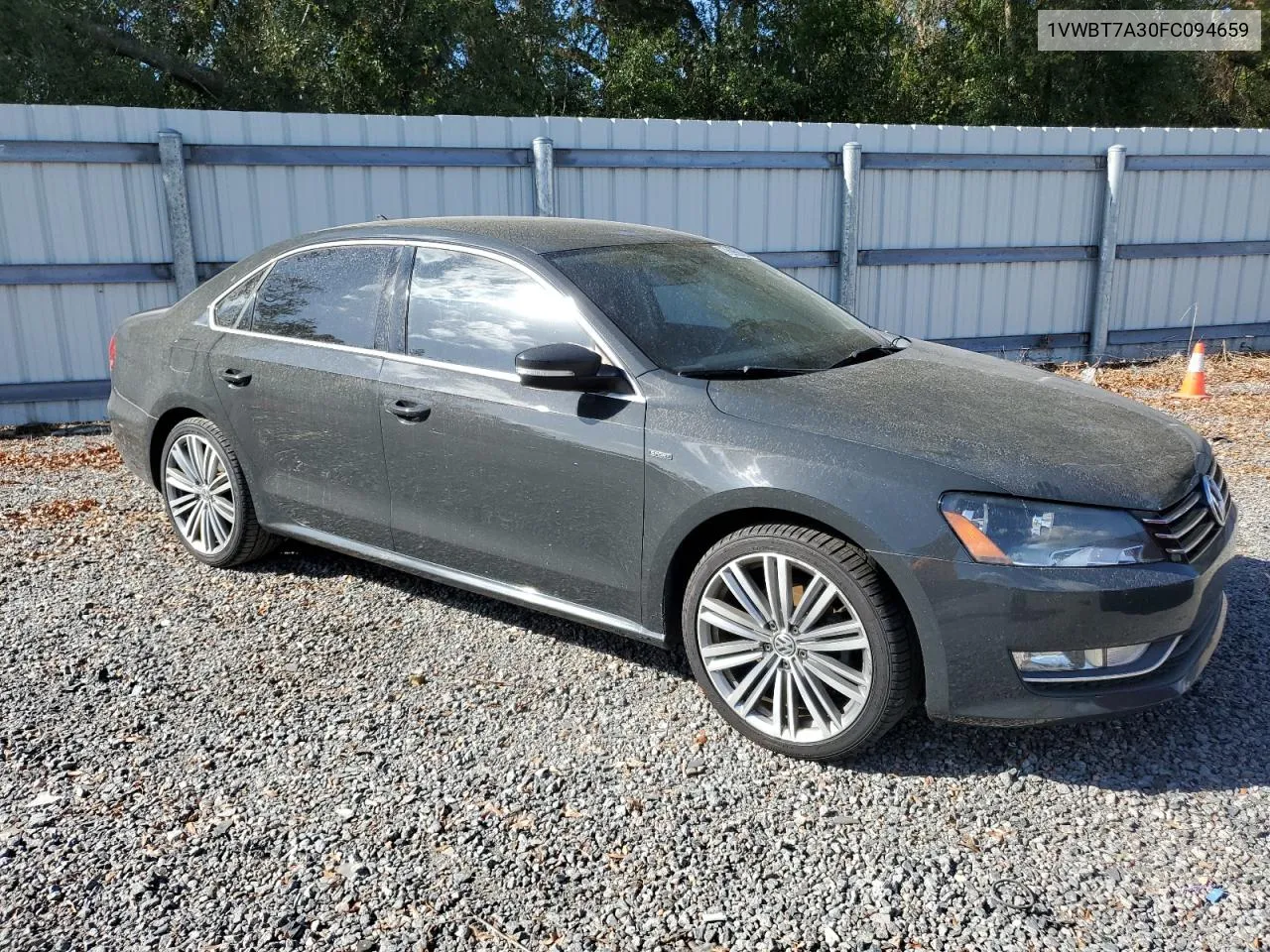 2015 Volkswagen Passat Se VIN: 1VWBT7A30FC094659 Lot: 78990084