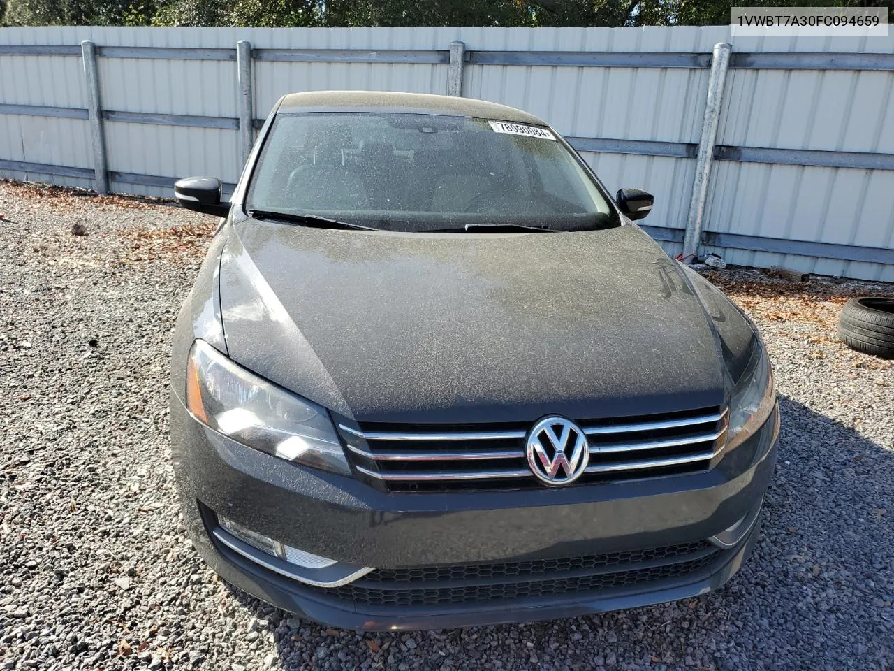 2015 Volkswagen Passat Se VIN: 1VWBT7A30FC094659 Lot: 78990084