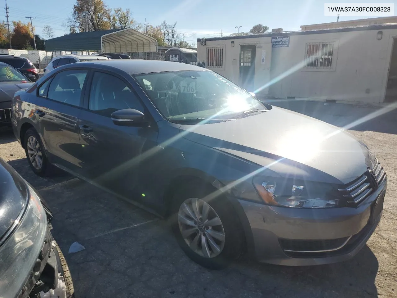 2015 Volkswagen Passat S VIN: 1VWAS7A30FC008328 Lot: 79098404