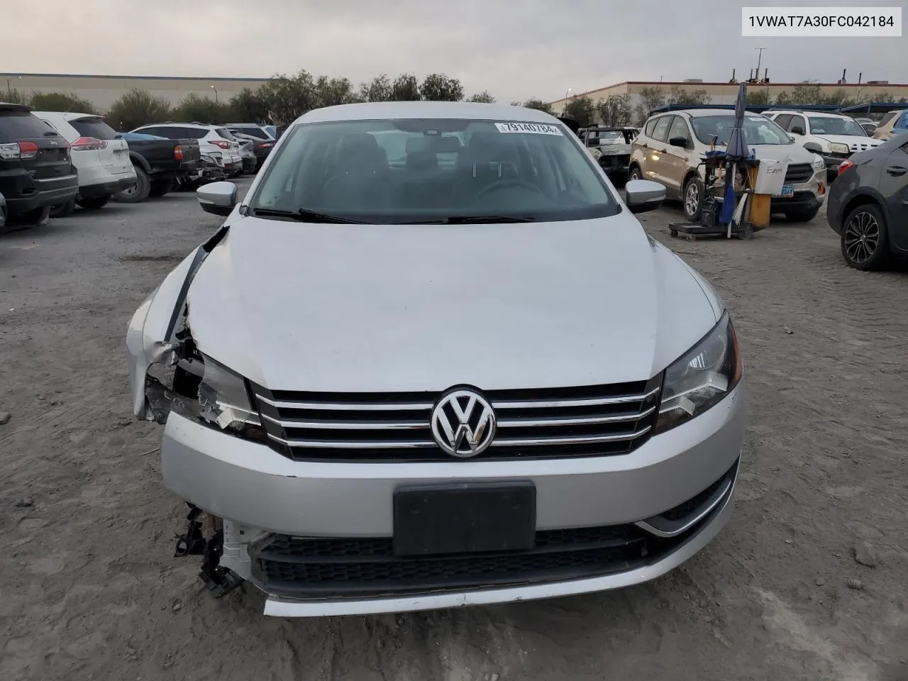 2015 Volkswagen Passat S VIN: 1VWAT7A30FC042184 Lot: 79140784