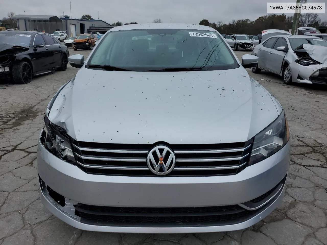 2015 Volkswagen Passat S VIN: 1VWAT7A36FC074573 Lot: 79599684