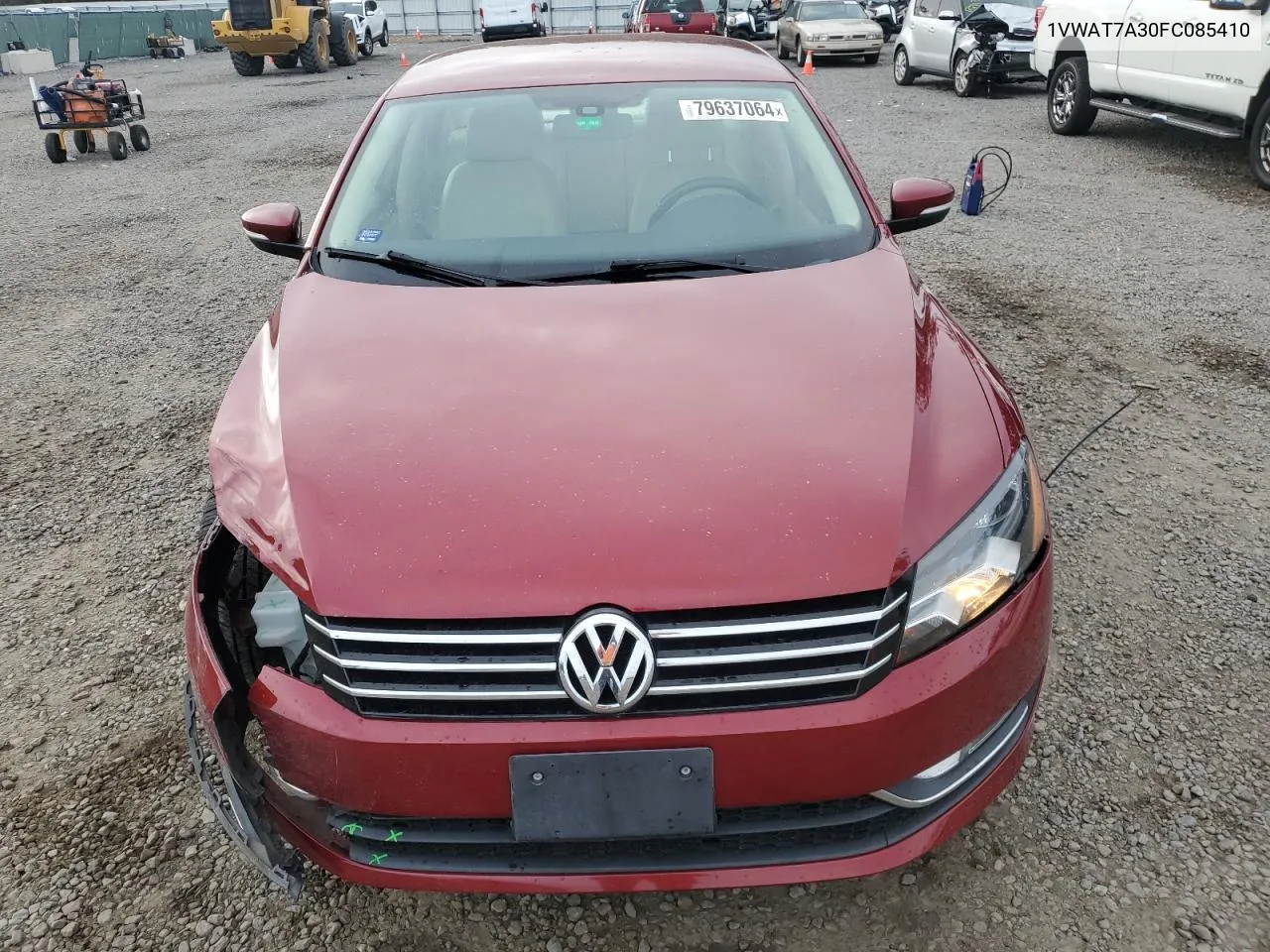 2015 Volkswagen Passat S VIN: 1VWAT7A30FC085410 Lot: 79637064