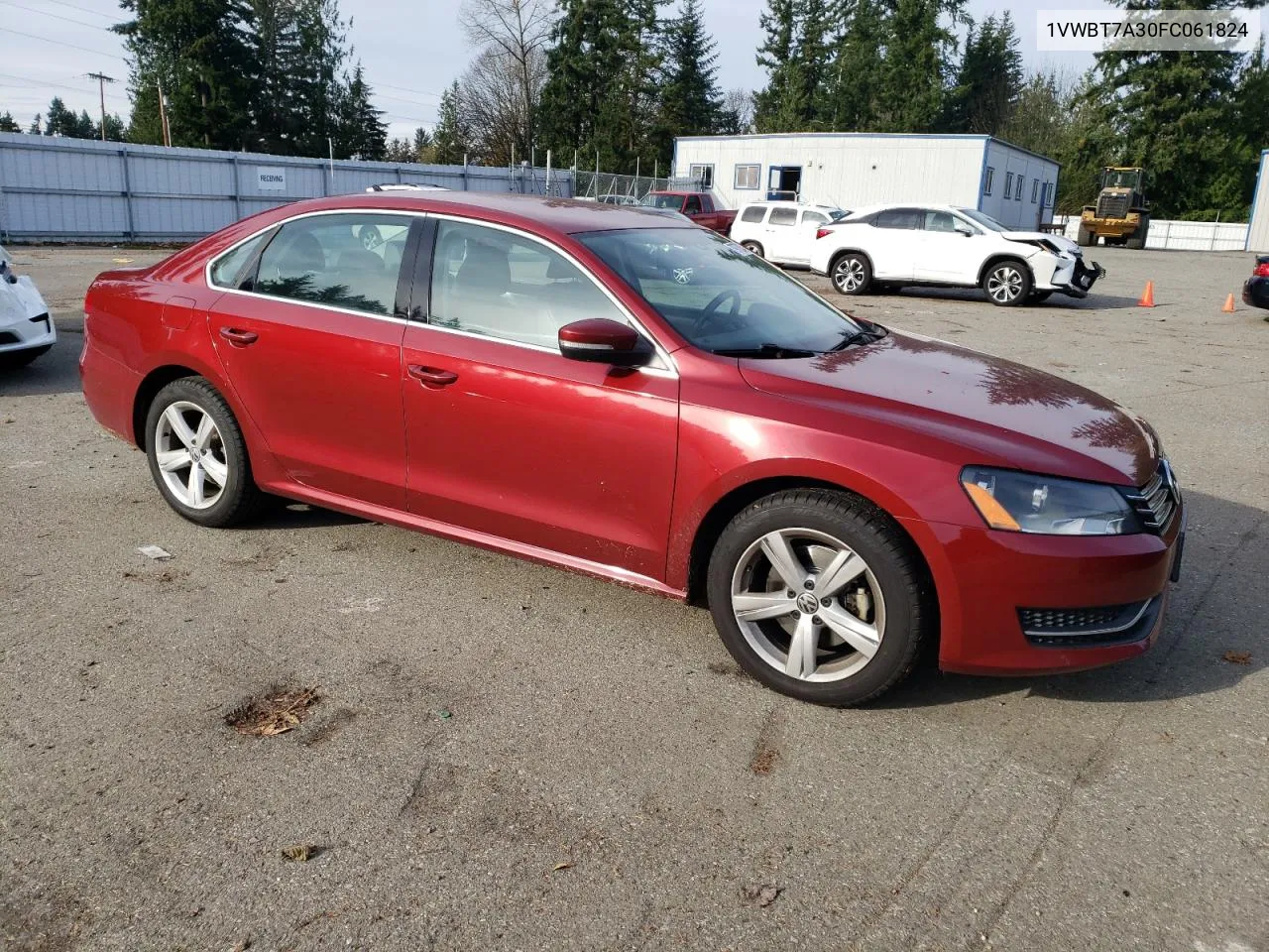 2015 Volkswagen Passat Se VIN: 1VWBT7A30FC061824 Lot: 79770344