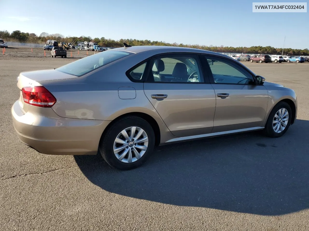 2015 Volkswagen Passat S VIN: 1VWAT7A34FC032404 Lot: 79816394