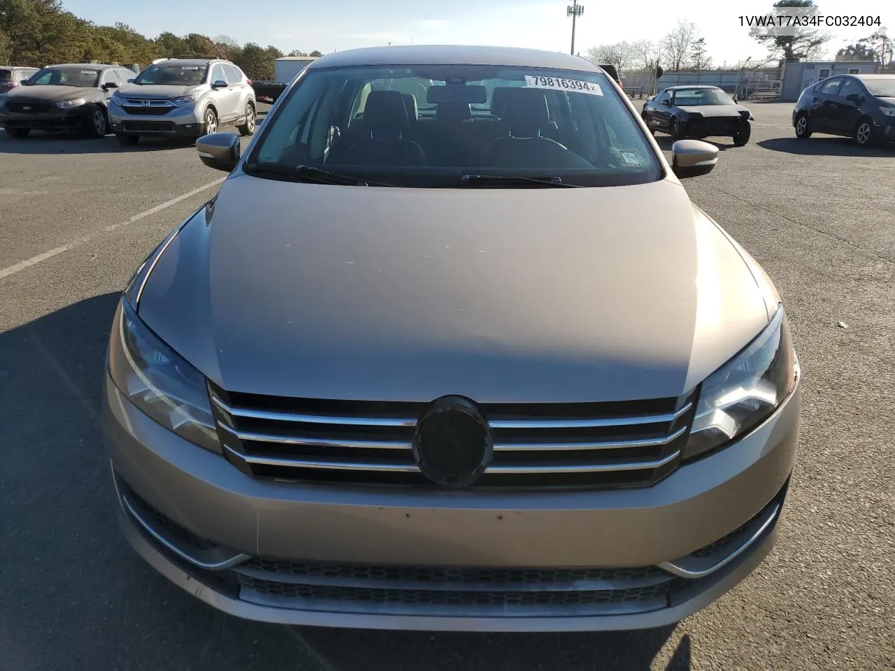 2015 Volkswagen Passat S VIN: 1VWAT7A34FC032404 Lot: 79816394