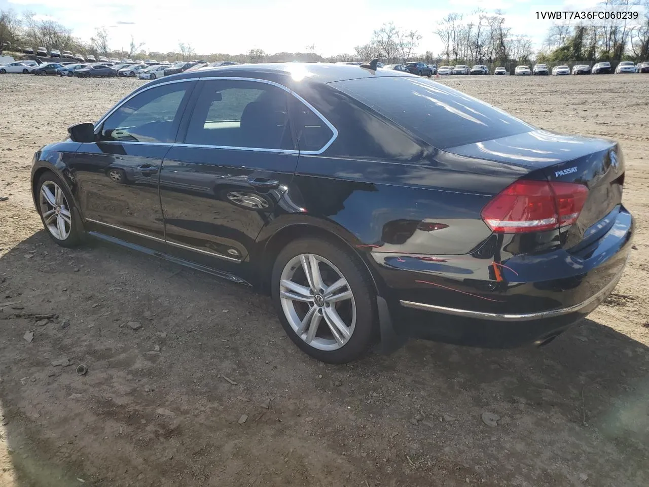 2015 Volkswagen Passat Se VIN: 1VWBT7A36FC060239 Lot: 80122804