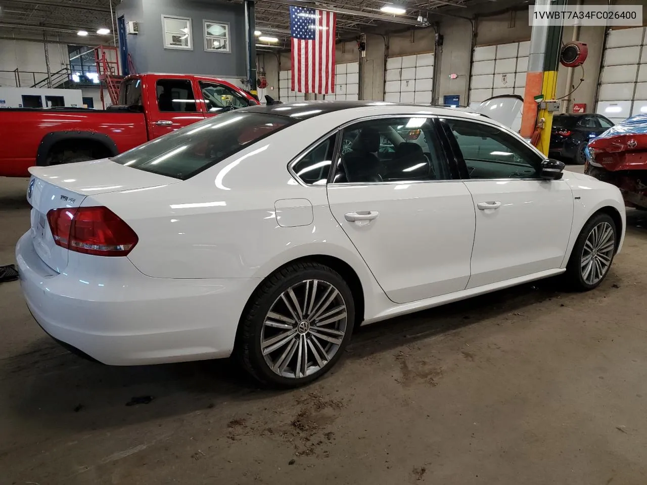 2015 Volkswagen Passat Se VIN: 1VWBT7A34FC026400 Lot: 80395684