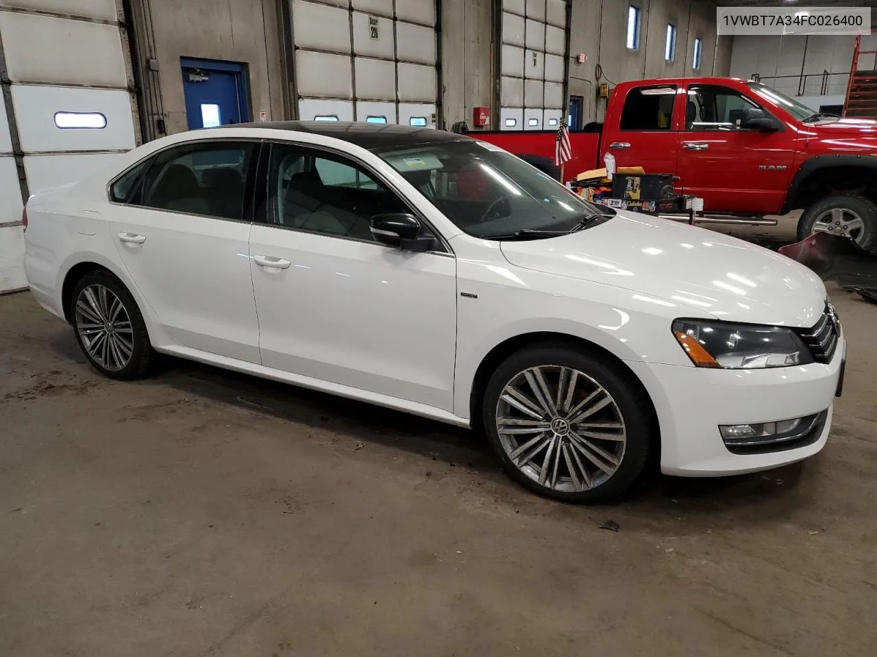 2015 Volkswagen Passat Se VIN: 1VWBT7A34FC026400 Lot: 80395684