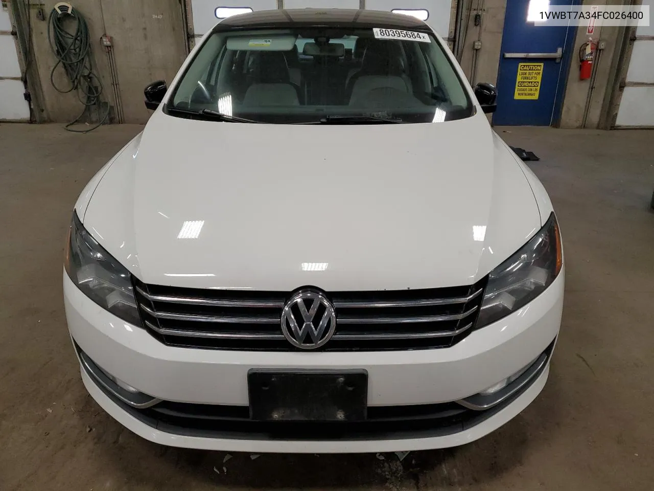 2015 Volkswagen Passat Se VIN: 1VWBT7A34FC026400 Lot: 80395684