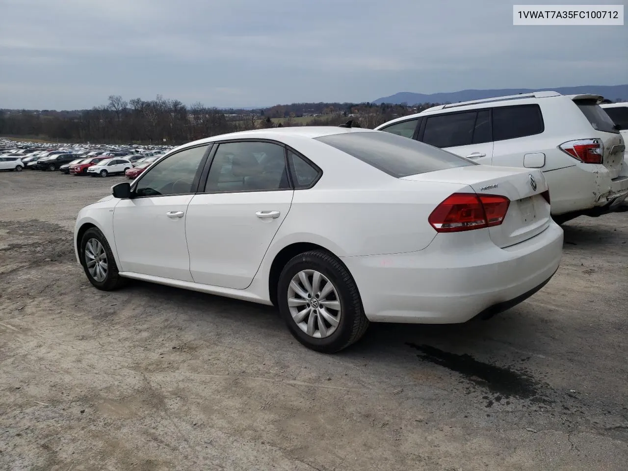 2015 Volkswagen Passat S VIN: 1VWAT7A35FC100712 Lot: 80656294