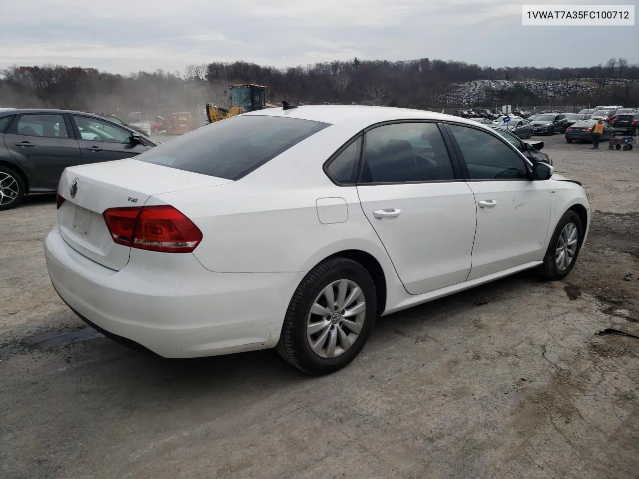 2015 Volkswagen Passat S VIN: 1VWAT7A35FC100712 Lot: 80656294