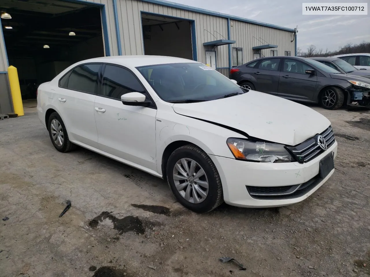 2015 Volkswagen Passat S VIN: 1VWAT7A35FC100712 Lot: 80656294