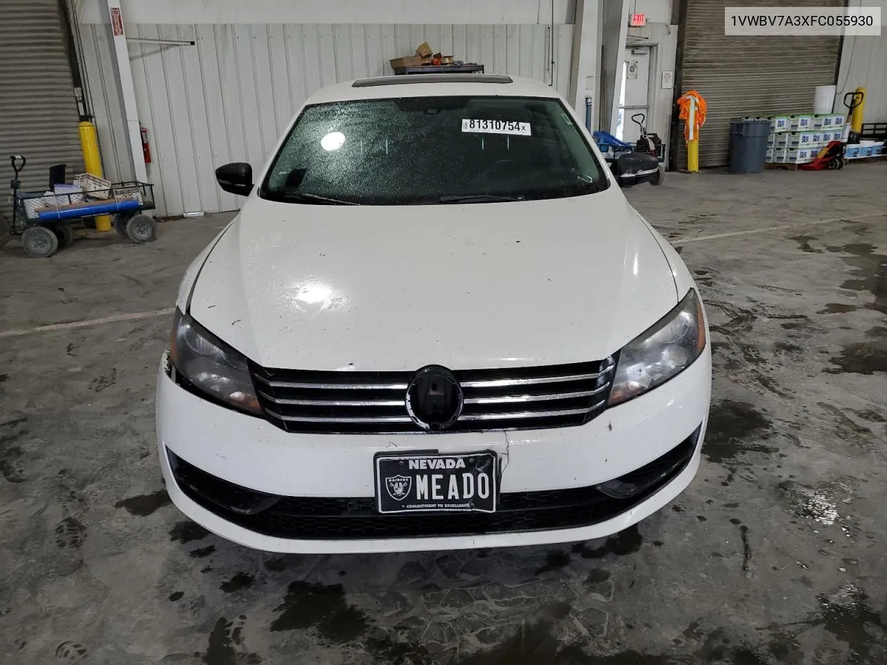 2015 Volkswagen Passat Se VIN: 1VWBV7A3XFC055930 Lot: 81310754