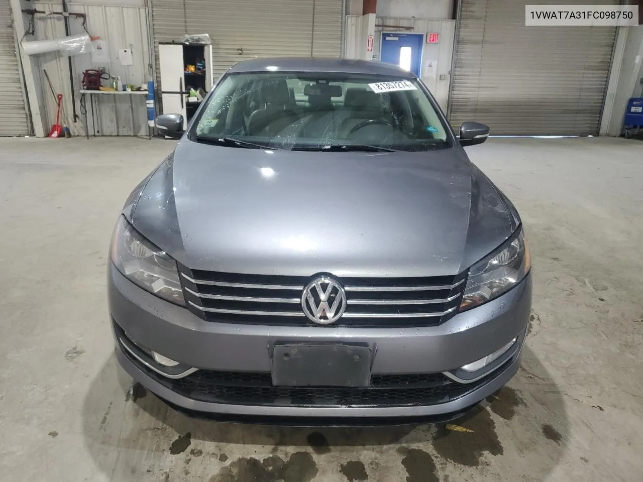 2015 Volkswagen Passat S VIN: 1VWAT7A31FC098750 Lot: 81357274