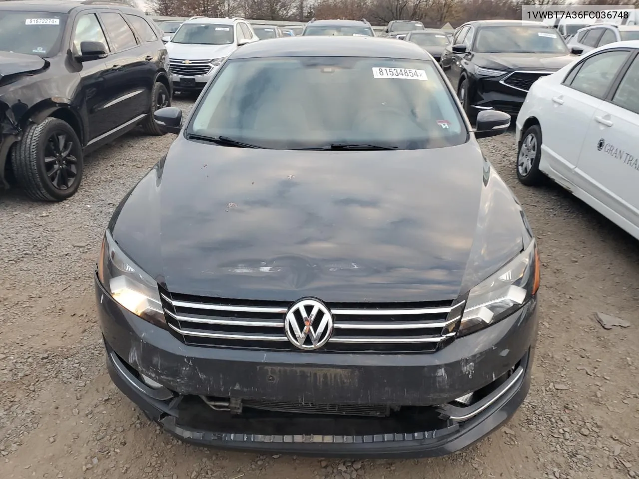 2015 Volkswagen Passat Se VIN: 1VWBT7A36FC036748 Lot: 81534854