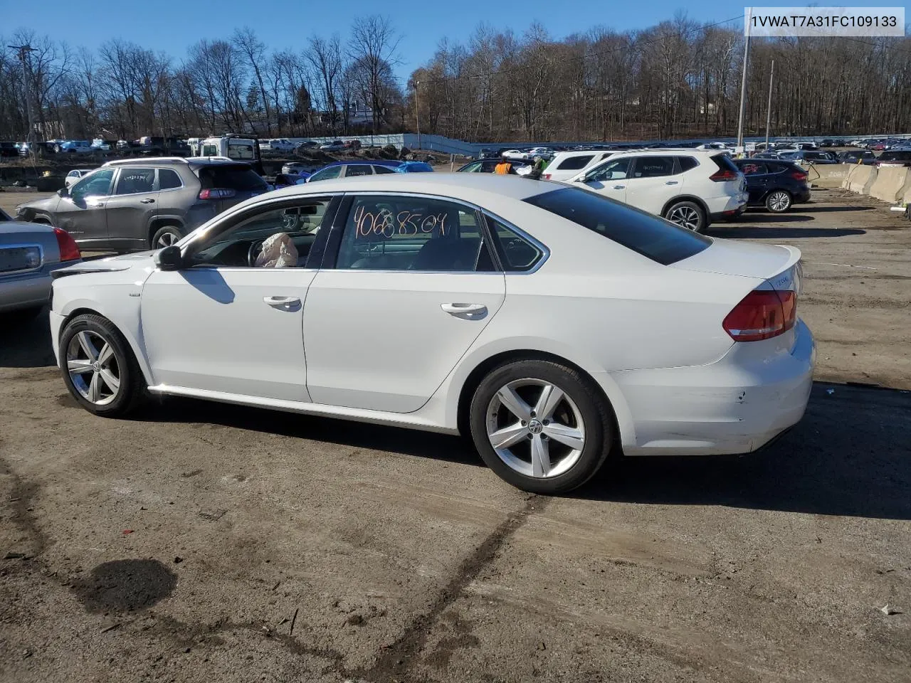 2015 Volkswagen Passat S VIN: 1VWAT7A31FC109133 Lot: 81947834