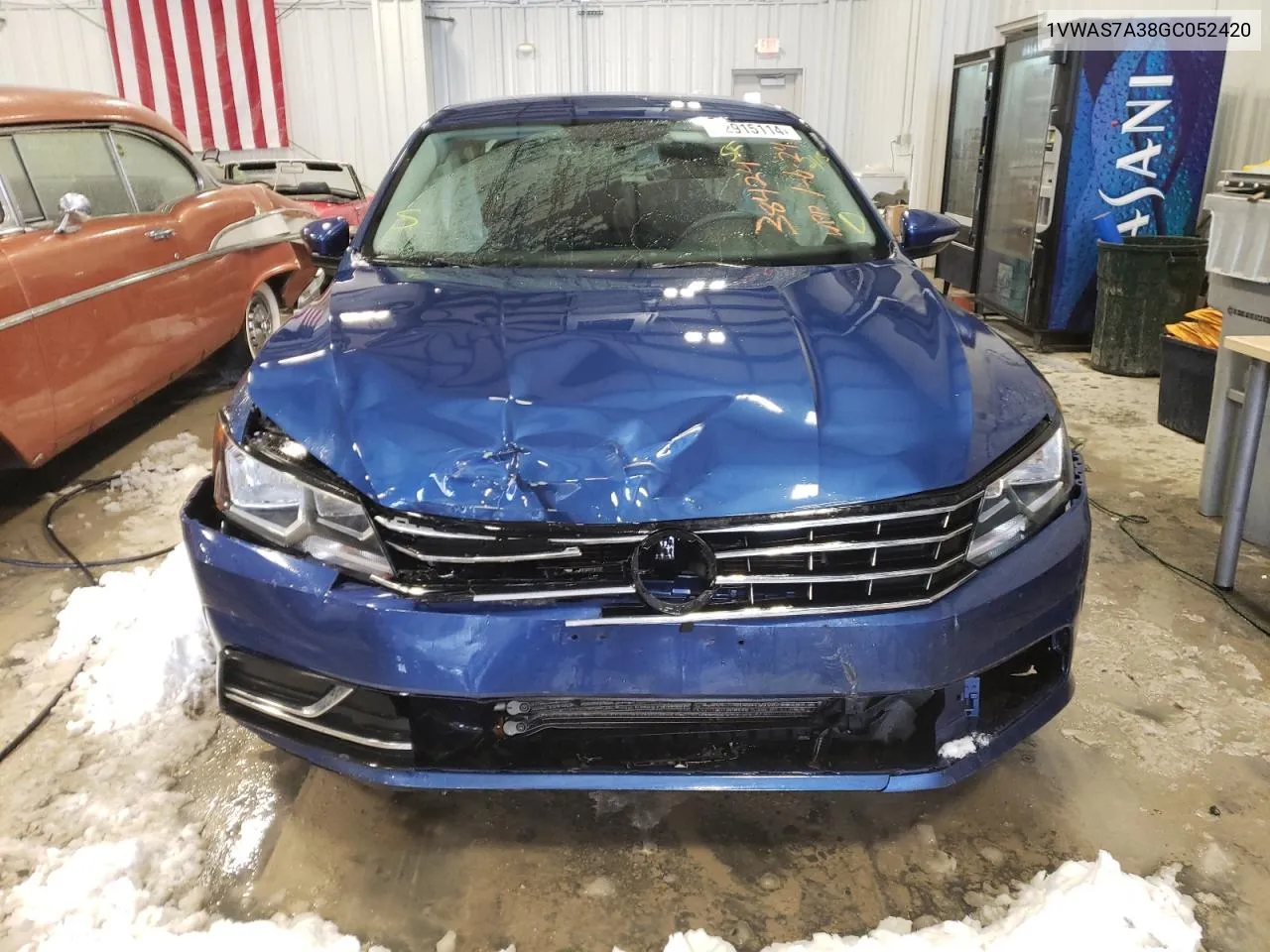 2016 Volkswagen Passat S VIN: 1VWAS7A38GC052420 Lot: 42915114