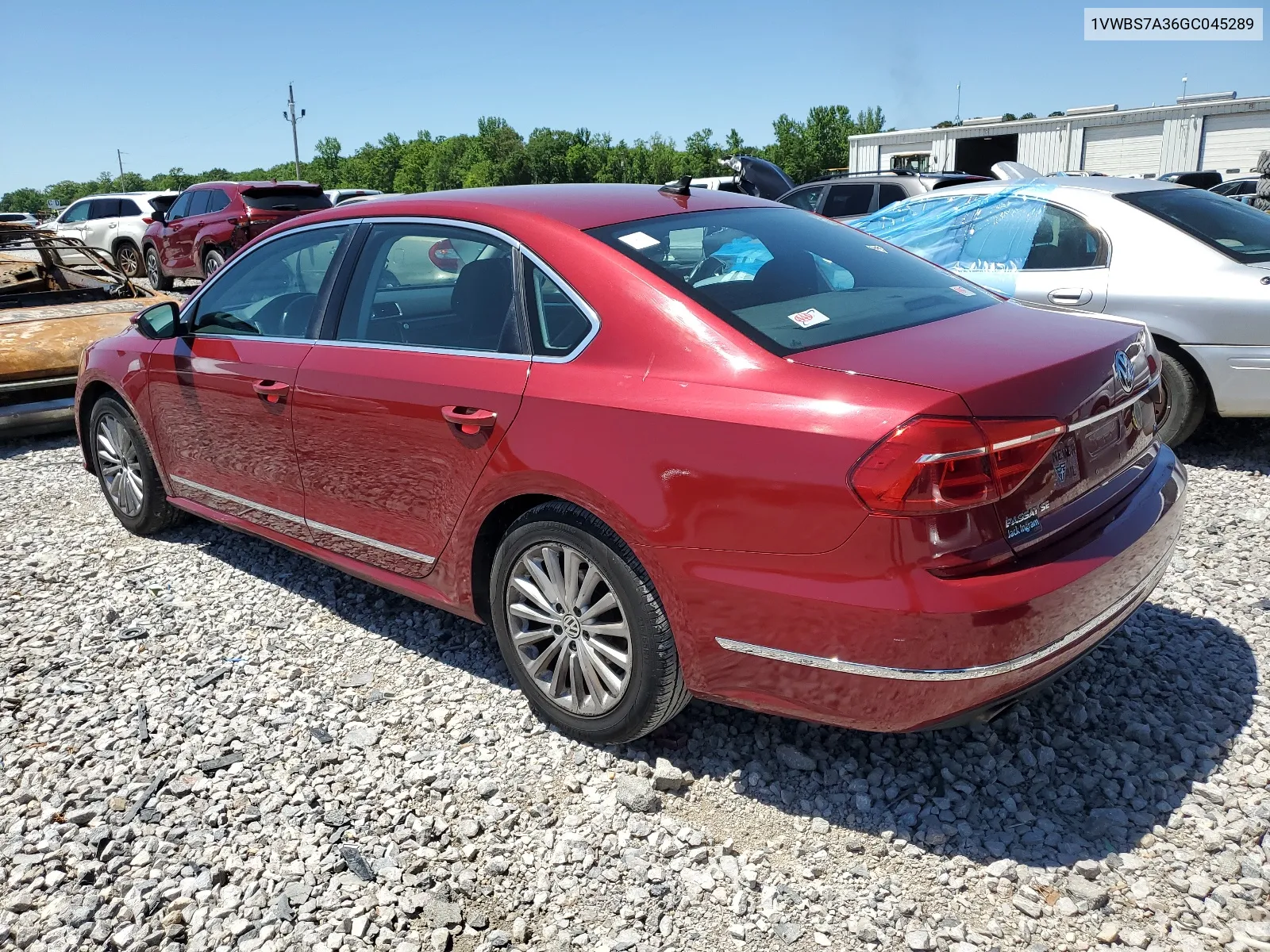 2016 Volkswagen Passat Se VIN: 1VWBS7A36GC045289 Lot: 51973684