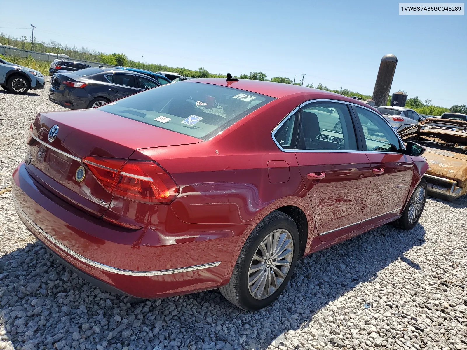 2016 Volkswagen Passat Se VIN: 1VWBS7A36GC045289 Lot: 51973684