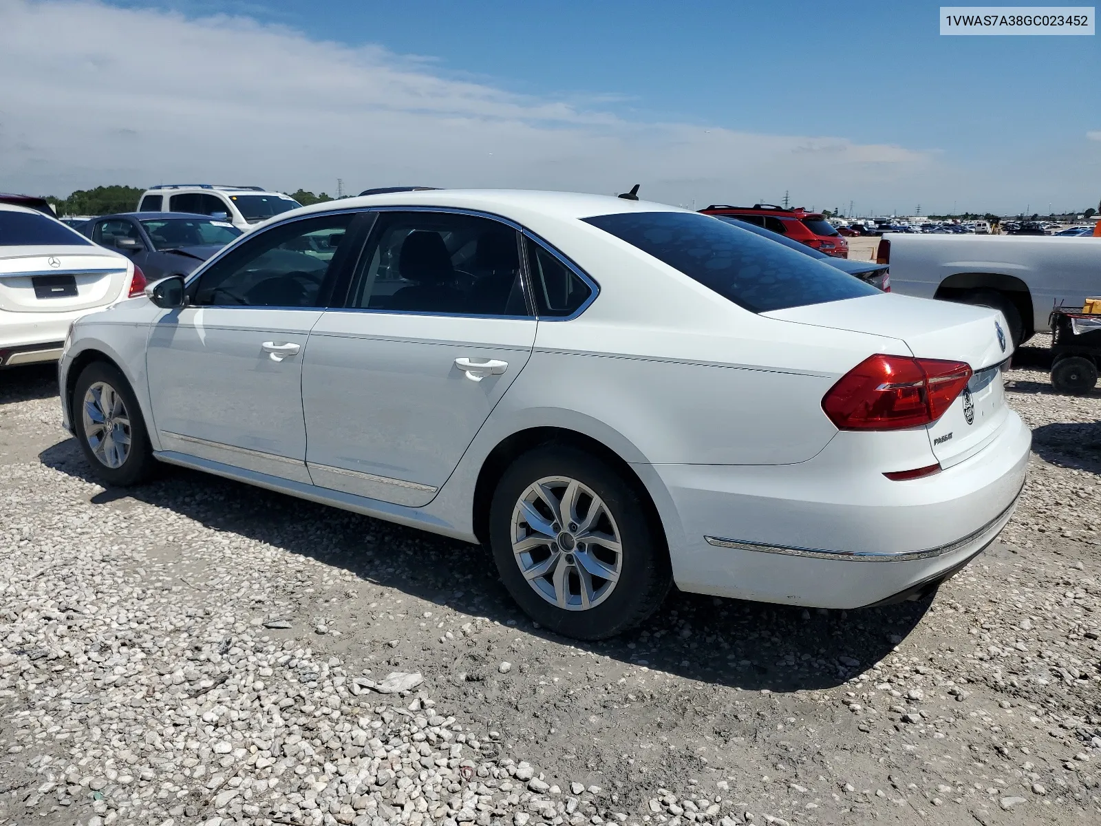 2016 Volkswagen Passat S VIN: 1VWAS7A38GC023452 Lot: 57338574