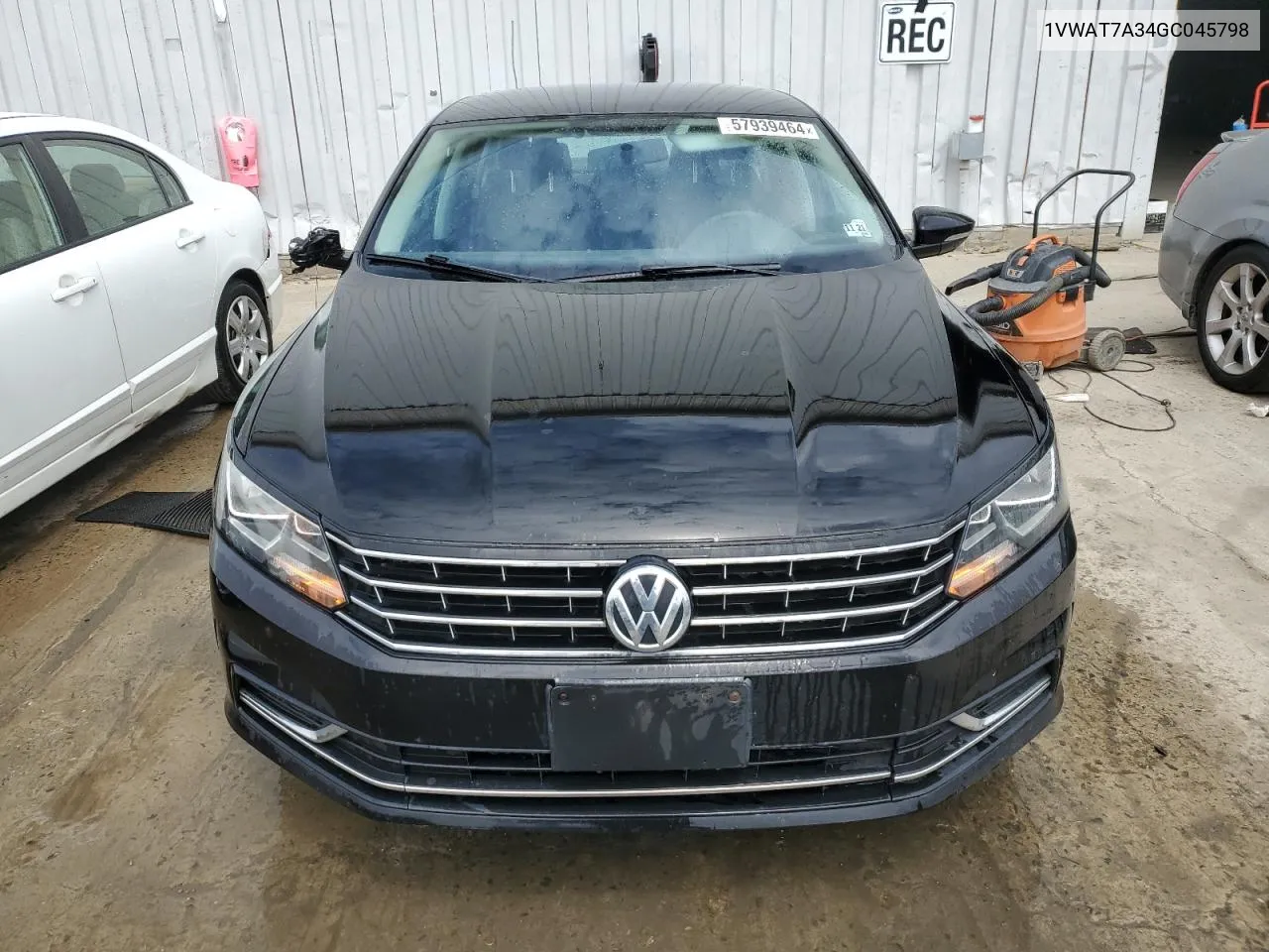 2016 Volkswagen Passat S VIN: 1VWAT7A34GC045798 Lot: 57939464