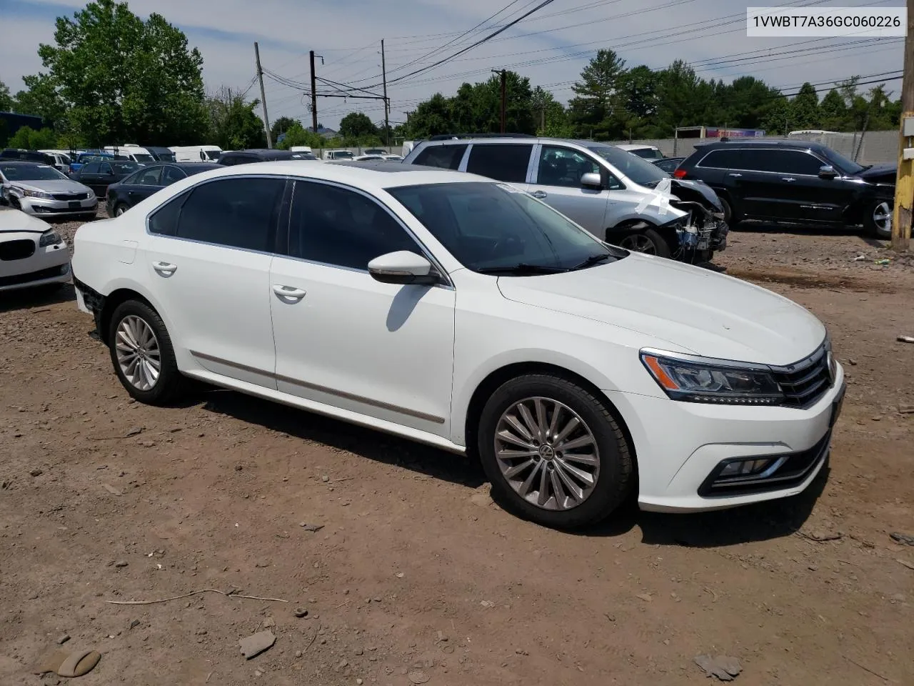 2016 Volkswagen Passat Se VIN: 1VWBT7A36GC060226 Lot: 59924904