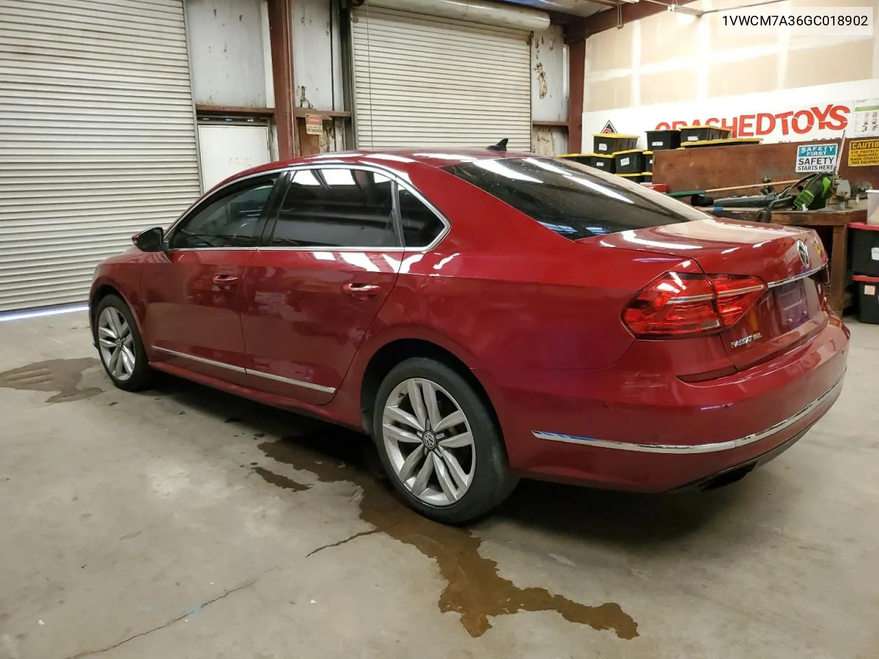 2016 Volkswagen Passat Sel Premium VIN: 1VWCM7A36GC018902 Lot: 61160714