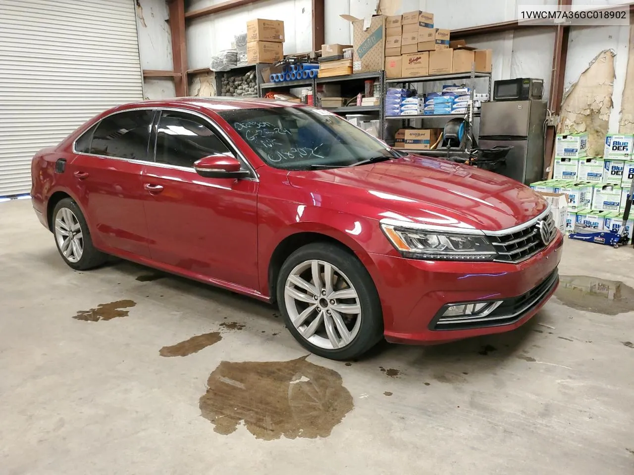 2016 Volkswagen Passat Sel Premium VIN: 1VWCM7A36GC018902 Lot: 61160714