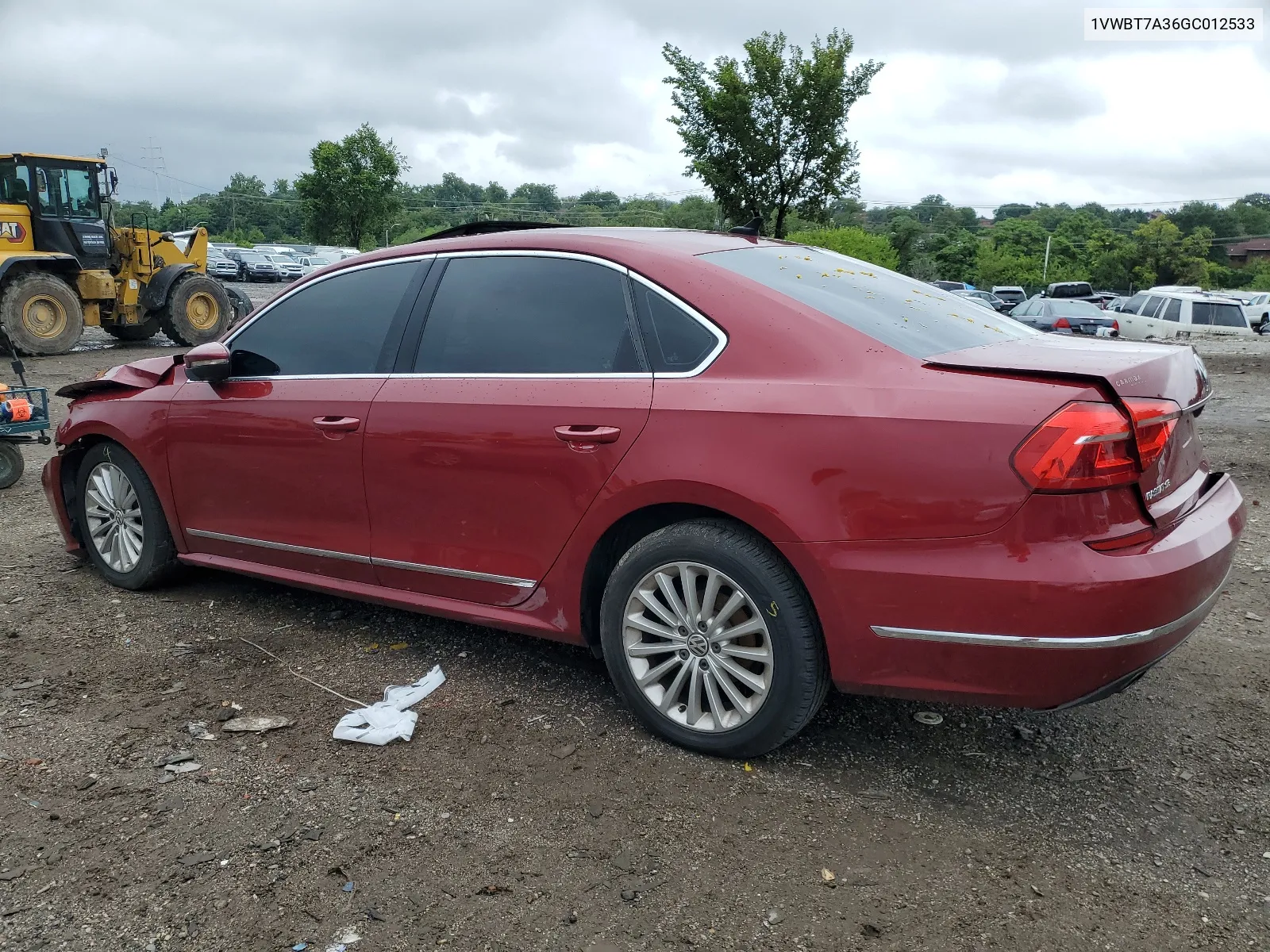 2016 Volkswagen Passat Se VIN: 1VWBT7A36GC012533 Lot: 66287154