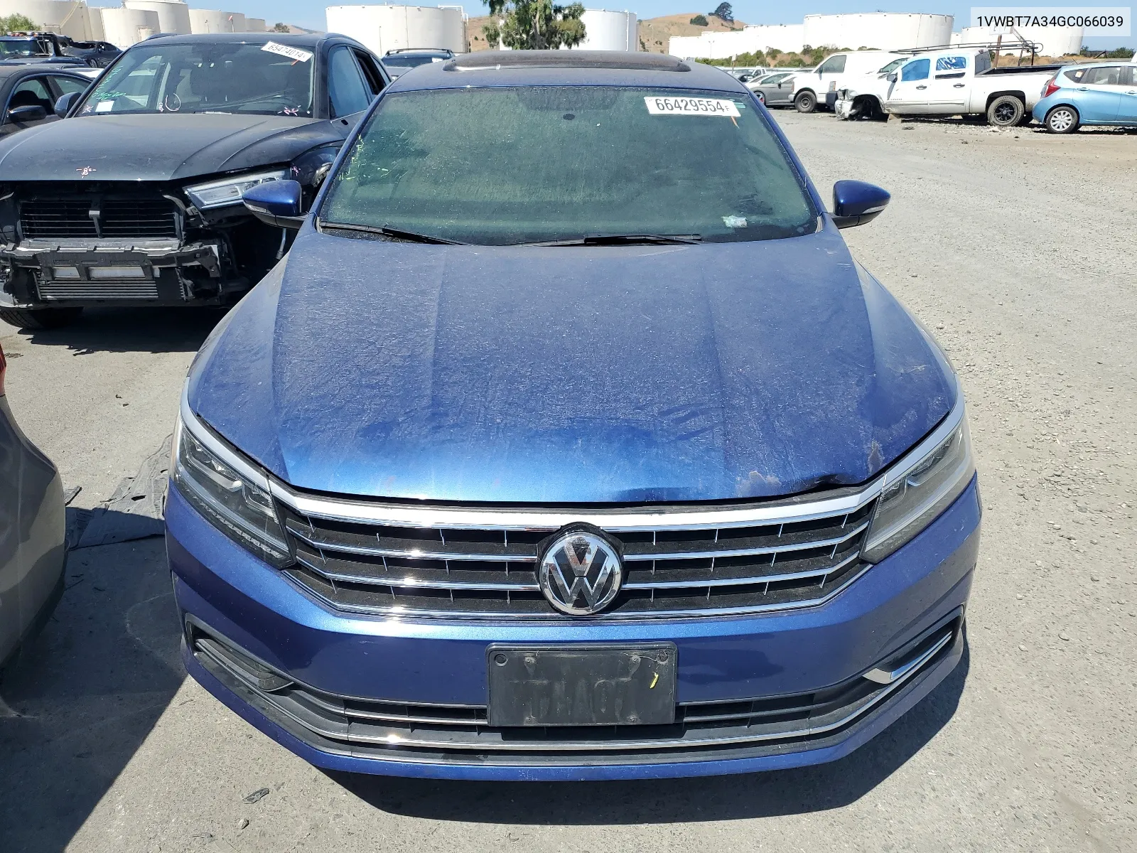 2016 Volkswagen Passat Se VIN: 1VWBT7A34GC066039 Lot: 66429554