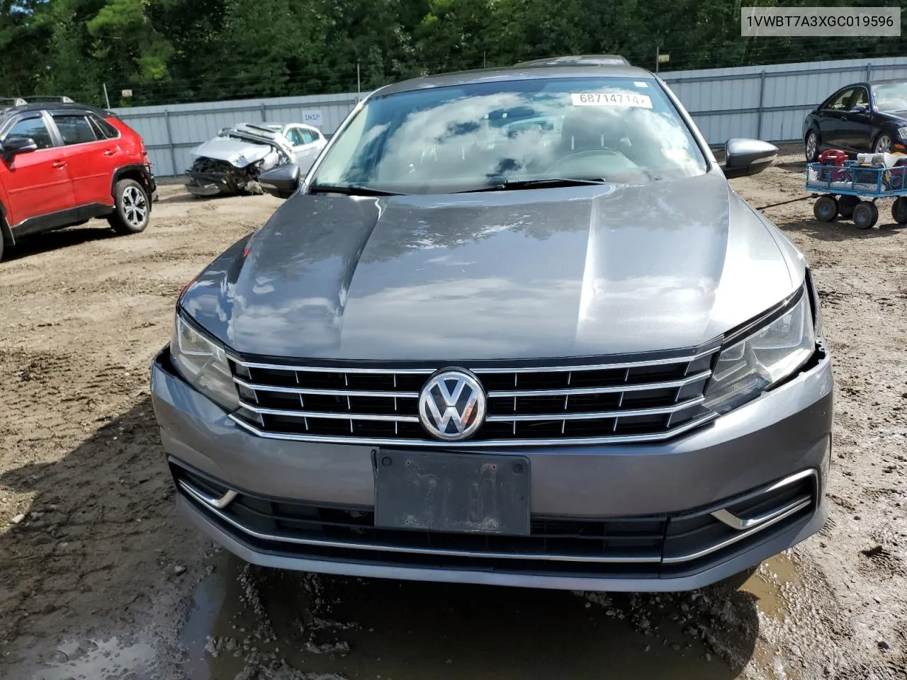 2016 Volkswagen Passat Se VIN: 1VWBT7A3XGC019596 Lot: 68714714