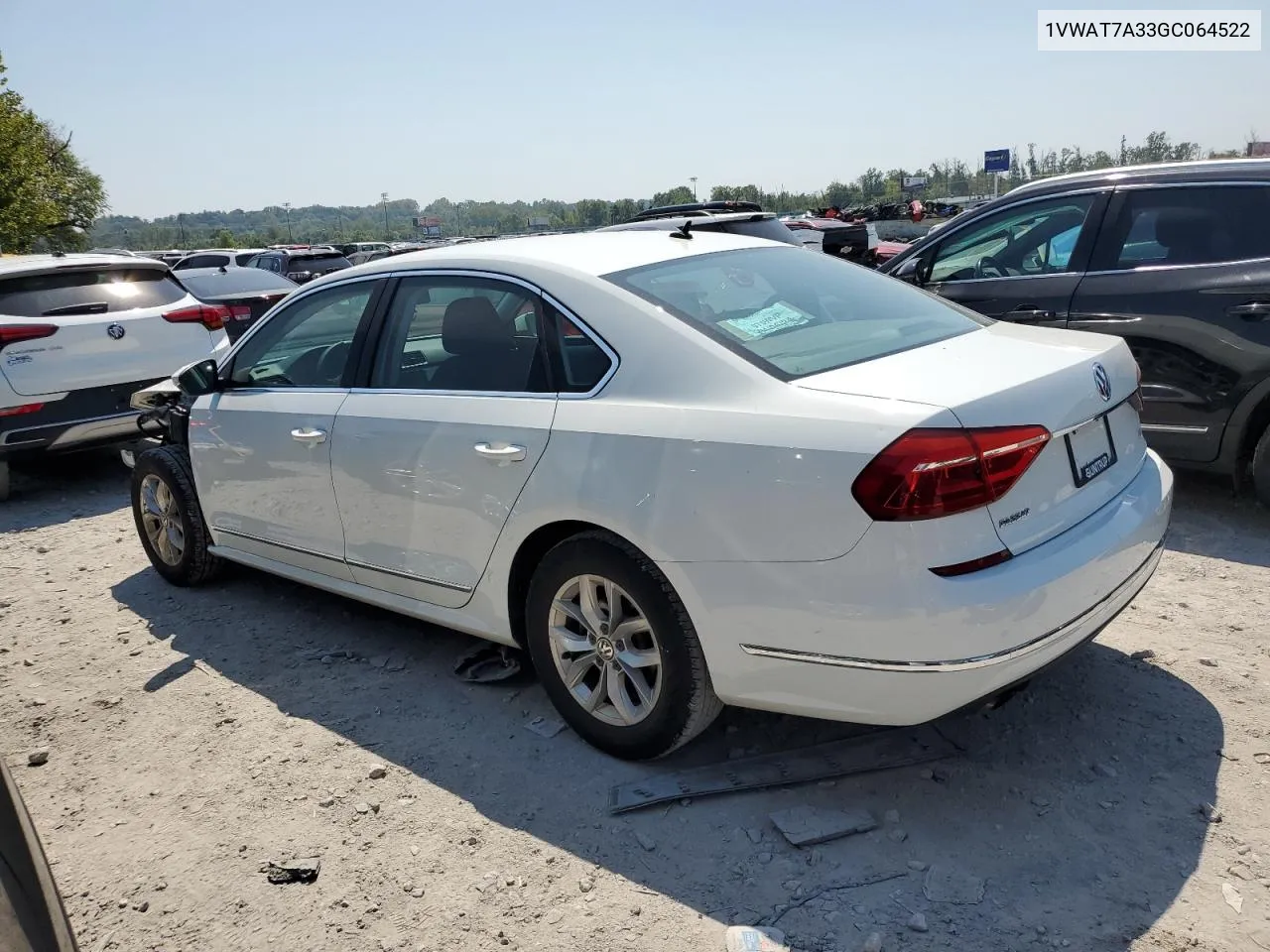 2016 Volkswagen Passat S VIN: 1VWAT7A33GC064522 Lot: 68724124