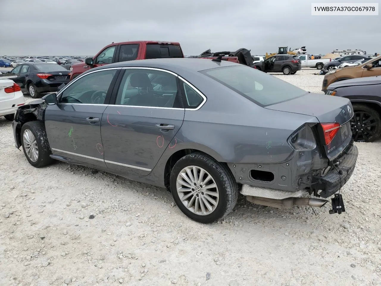 2016 Volkswagen Passat Se VIN: 1VWBS7A37GC067978 Lot: 68988394