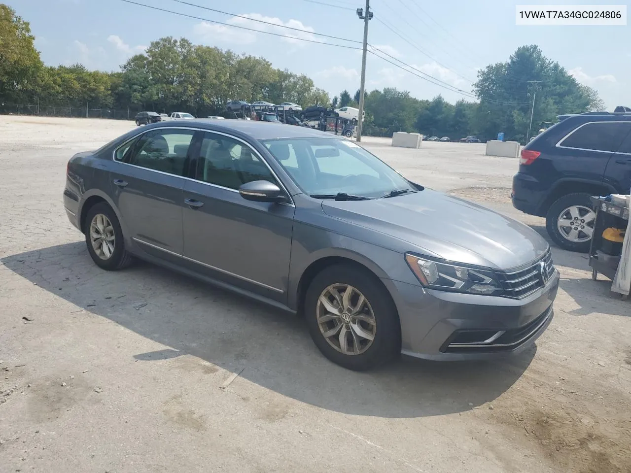 2016 Volkswagen Passat S VIN: 1VWAT7A34GC024806 Lot: 69306304