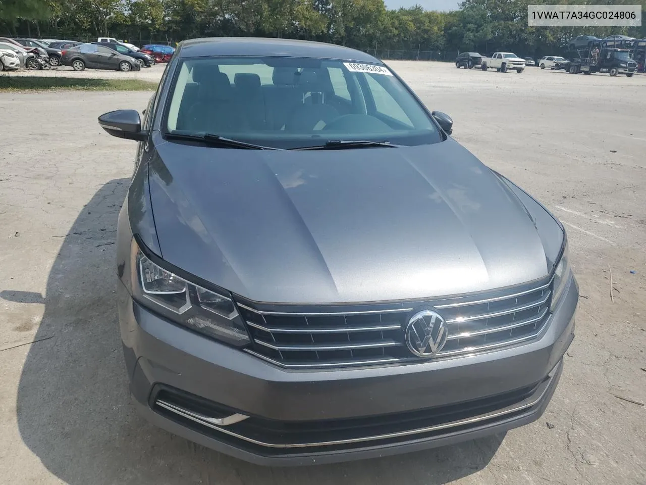 2016 Volkswagen Passat S VIN: 1VWAT7A34GC024806 Lot: 69306304