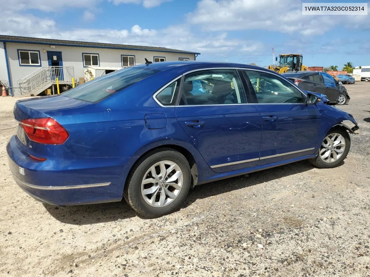 2016 Volkswagen Passat S VIN: 1VWAT7A32GC052314 Lot: 69901344