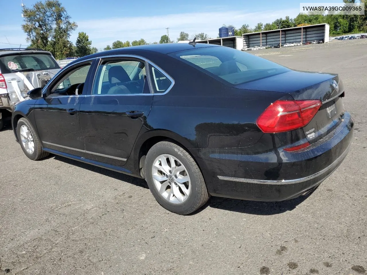 2016 Volkswagen Passat S VIN: 1VWAS7A39GC009365 Lot: 70786934