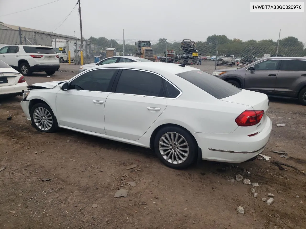 2016 Volkswagen Passat Se VIN: 1VWBT7A33GC020976 Lot: 71183534